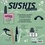 Motoko Okuno - Coffret sushis - Le livre Sushis faits maison avec 1 natte en bambou, 1 couteau spécial sushis, 1 moule à sushis et 2 paires de baguettes.