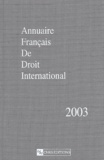 Mary O'Connell et Massimo Iovane - Annuaire français de droit international - Tome 49.