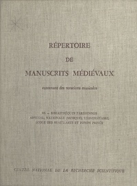  Collectif - Bibliothèques parisinennes : arsenal, national, univ., 03.