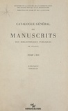  Direction du livre et de la le - Catalogue général des manuscrits des bibliothèques publiques de France (64) : Versailles.