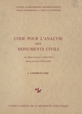 Marie-Salomé Lagrange - Code pour l'analyse des monuments civils.
