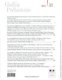Gallia Préhistoire N° 57/2017