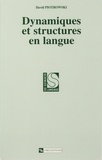 David Piotrowski - Dynamiques et structures en langue.