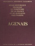 Jean Burias et  Monumenta historiae Galliarum - Atlas historique français : le territoire de la France et de quelques pays voisins - Agenais, Condomois, Bruilhois.