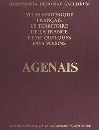 Jean Burias et  Monumenta historiae Galliarum - Atlas historique français : le territoire de la France et de quelques pays voisins - Agenais, Condomois, Bruilhois.