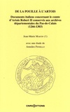Jean-Marie Martin - De la Pouille à l'Artois - Documents italiens concernant le comte d'Artois Robert II conservés aux archives départementales du Pas-de-Calais (1266-1303).