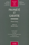 Pierre Crocq - Propriété et garantie.