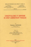 Théodore Fortsakis - Conceptualisme et empirisme en droit administratif français.