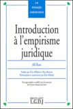 Alf Ross - Introduction à l'empirisme juridique - Textes théoriques.