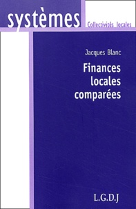 Jacques Blanc - Finances Locales Comparees.
