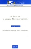 Philippe Brun et Patrice Jourdain - Loi Badinter : le bilan de 20 ans d'application.