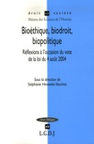 Stéphanie Hennette-Vauchez - Bioéthique, biodroit, biopolitique - Réflexions à l'occasion du vote de la loi du 4 août 2004.