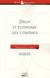 Christophe Jamin - Droit et économie des contrats.