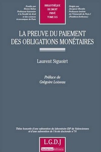 Laurent Siguoirt - Preuve du paiement des obligations monétaires.