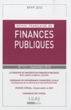 Michel Bouvier et Marie-Christine Esclassan - Revue française de finances publiques N° 111, Septembre 20 : .