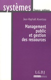 Jean-Raphaël Alventosa - Management public et gestion des ressources.