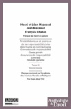 Henri Mazeaud et Léon Mazeaud - Traité théorique et pratique de la responsabilité civile délictuelle et contractuelle - Tome 3 second volume.