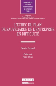 Semia Saaied - L'échec du plan de sauvegarde de l'entreprise en difficulté.