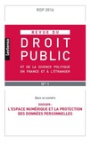  Collectif - Revue du droit public N° 1/2016 : .