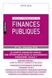  Collectif - Revue française de finances publiques N° 144, novembre 2018 : Le compte financier unique - Une opportunité pour la gouvernance financière locale ?.
