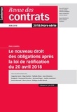  Collectif - Revue des contrats  : Le nouveau droit des obligations après la loi de ratification.