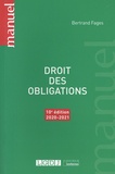Bertrand Fages - Droit des obligations.