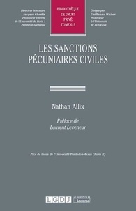 Nathan Allix - Les sanctions pécunières civiles.