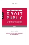Yves Gaudemet - Revue du droit public et de la science politique en France et à l'étranger N° 1, janvier-février 2023 : Les politiques publiques : un choix libanais ?.