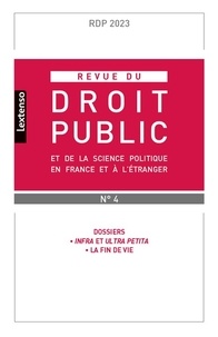 Emmanuelle Filiberti - Revue du droit public et de la science politique en France et à l'étranger N° 4, juillet-août 2023 : .