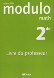 Jean-Marc Bédat et Alain Lanoëlle - Modulo math 2de - Livre du professeur.