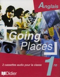  Didier - Anglais 1e Going Places - 2 cassettes audio pour la classe.