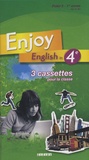 Odile Martin-Cocher - Enjoy English in 4e - 3 cassettes pour la classe.