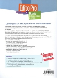 Français professionnel B1 Edito Pro. Module vendre ses produits et services