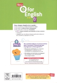 New e for English 6e A1>A2. Guide pédagogique  Edition 2021