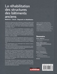 La réhabilitation des structures des bâtiments anciens. Matériaux, calculs, diagnostic et réhabilitation