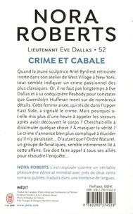 Lieutenant Eve Dallas Tome 52 Crime et cabale