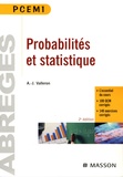 Alain-Jacques Valleron - Probabilités et statistiques - PCEM 1 Pharmacie Deug SVT.