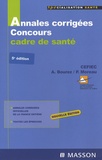  CEFIEC et Annick Bourez - Concours Cadre de santé - Annales corrigées.