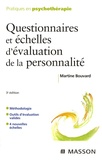 Martine Bouvard - Questionnaires et échelles d'évaluation de la personalité.