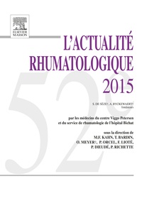 Marcel-Francis Kahn et Thomas Bardin - L'actualité rhumatologique 2015.