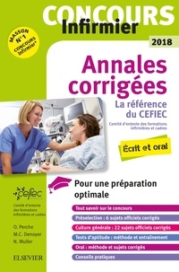 Olivier Perche et Marie-Christine Denoyer - Concours infirmier IFSI - Annales corrigées.