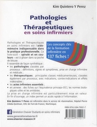 Pathologie et thérapeutiques en soins infirmiers. 137 fiches classées par processus