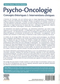 Psycho-oncologie. Concepts théoriques & interventions cliniques 2e édition