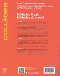 Médecine légale - Médecine du travail