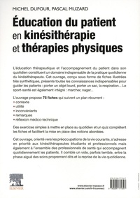 Education du patient en kinésithérapie et thérapies physiques. 75 fiches pour que vos patients se sentent mieux dans leur peau