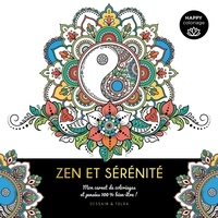  Dessain et Tolra - Zen et sérénité - Mon carnet de coloriages et pensées 100% bien-être !.