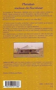 Matallah, esclave de Karakour : Mauritanie