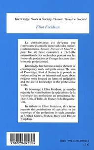 Savoir, Travail & Société Volume 4 N° 2/2006 Eliot Freidson