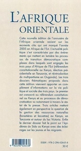L'Afrique orientale. Annuaire 2005