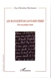 Esa Christine Hartmann - Les manuscrits de Saint-John Perse - Pour une poétique vivante.